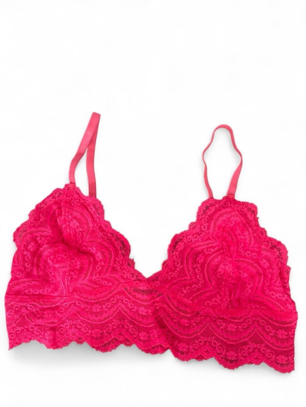 Express Hot Pink Lace Bralette